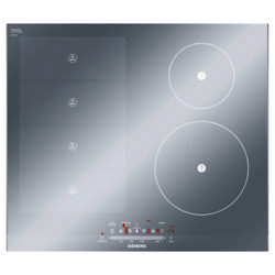 Siemens EH679MN27E Induction Hob, Metal Look Glass